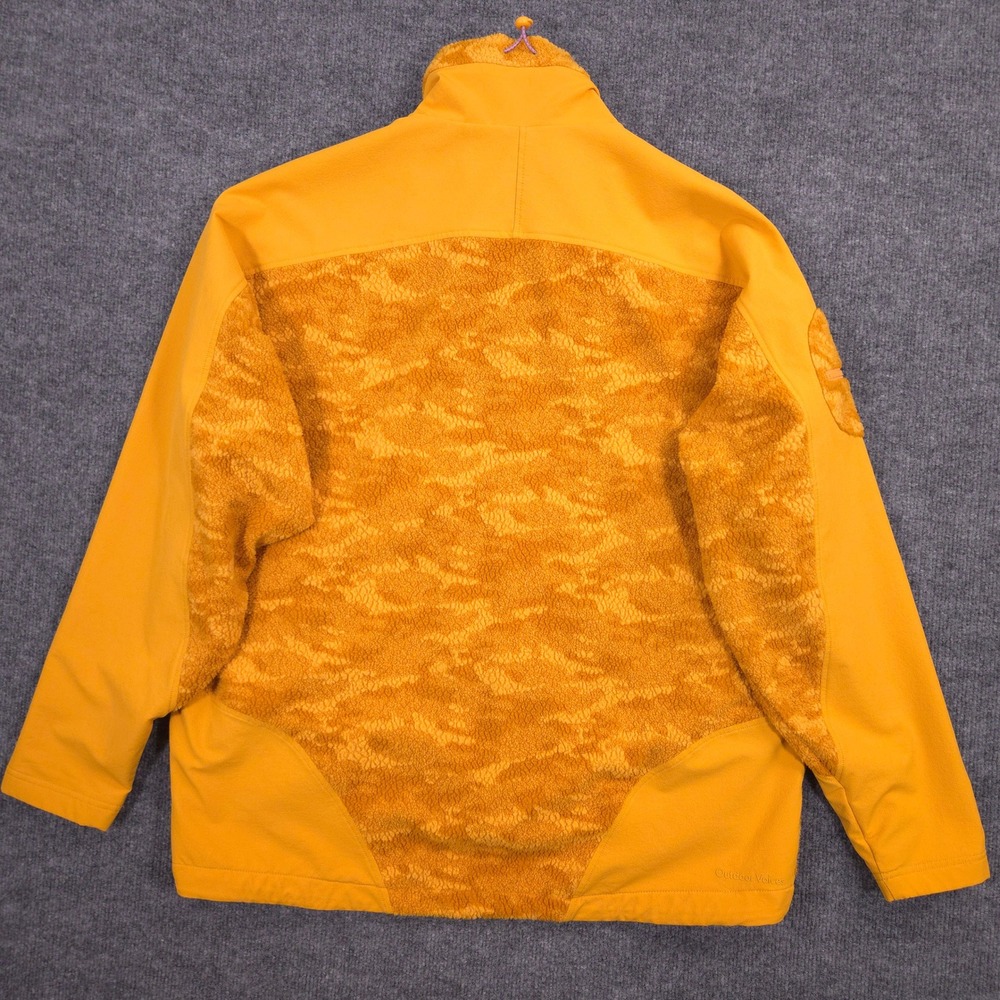 Outdoor Voices Primo Fleece Full Zip Jacket Unisex Large Cider Cloud Camo Hybrid - Picture 8 of 14